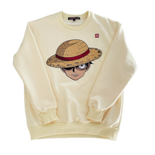 Load image into Gallery viewer, embroidered sweatshirt - cream
